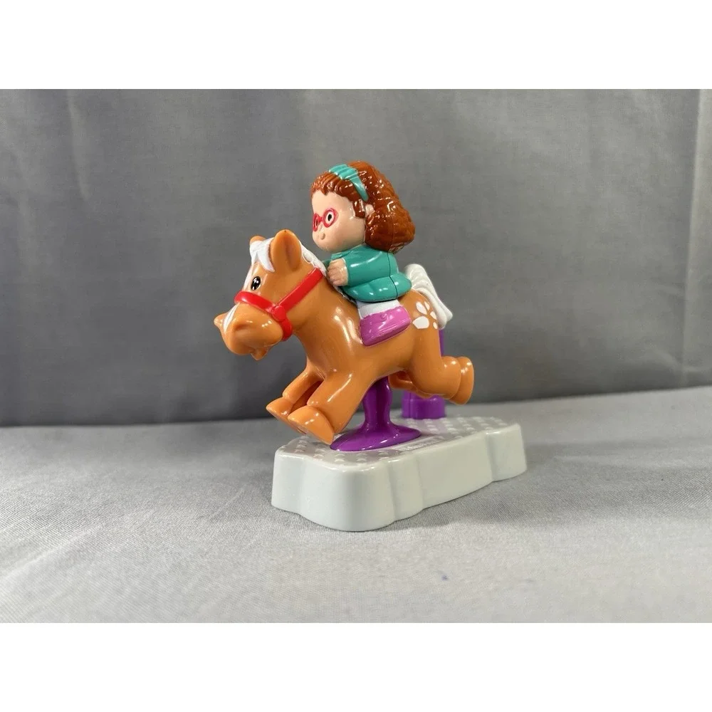 2004 Fisher-Price Little People Maggie on Horse Ride McDonald's Happy Meal toy